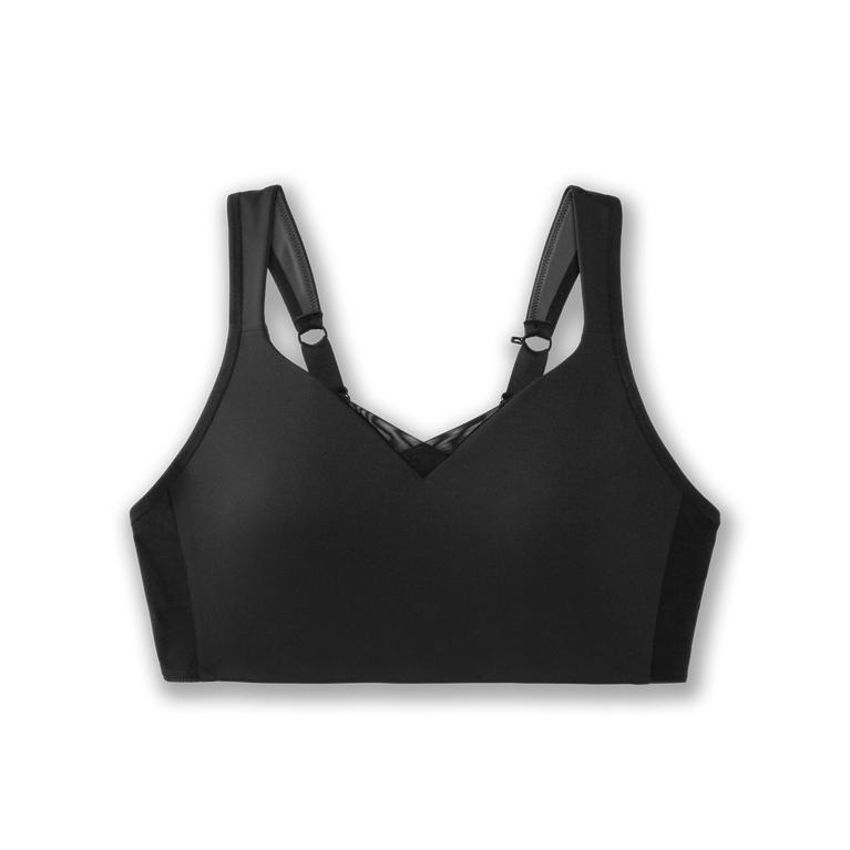 Brooks Drive Convertible - Womens Running Bra - Black (87941MCYT)